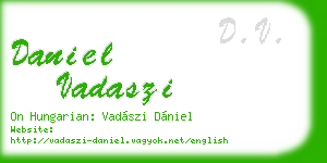 daniel vadaszi business card