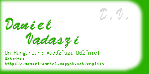 daniel vadaszi business card